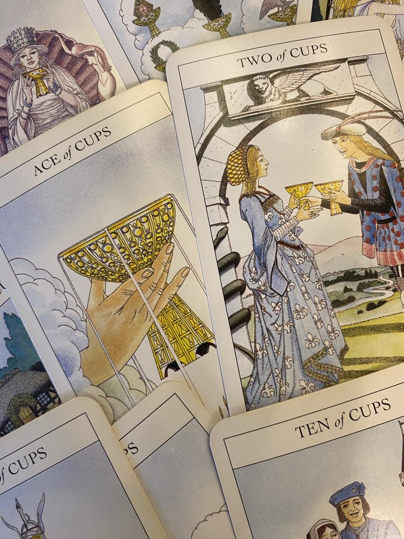 The Tarot Cups of the Minor Arcana – beginner’s guide