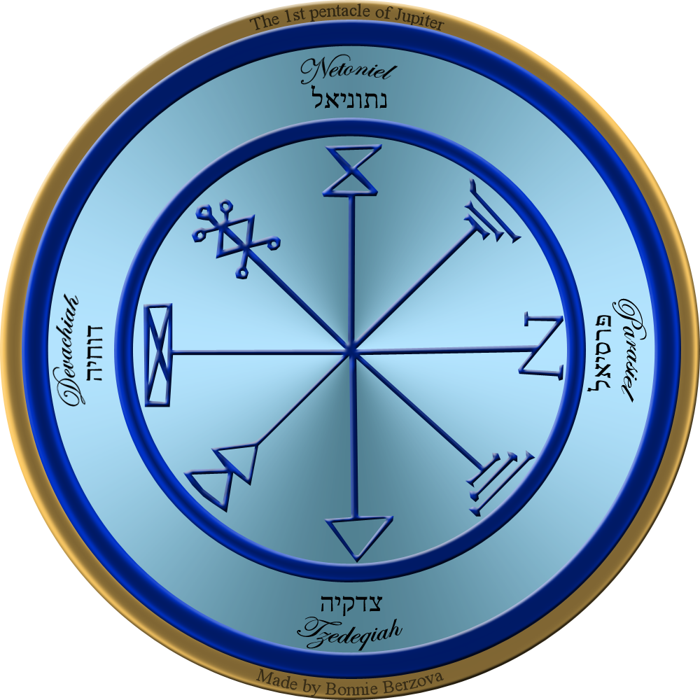 The first pentacle of Jupiter from the Key of Solomon – beginner’s guide